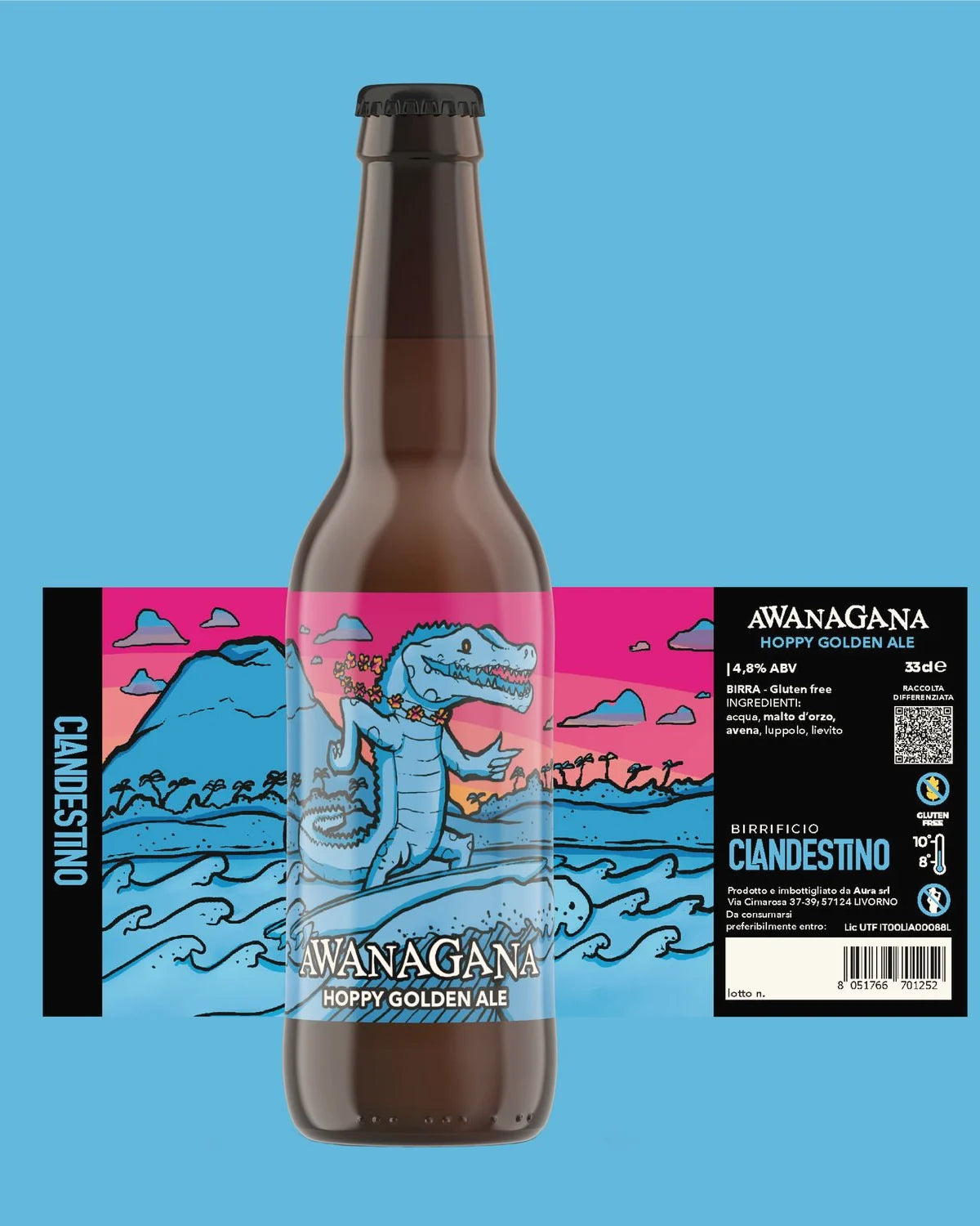 Bottiglia da 33 cl di Awanagana