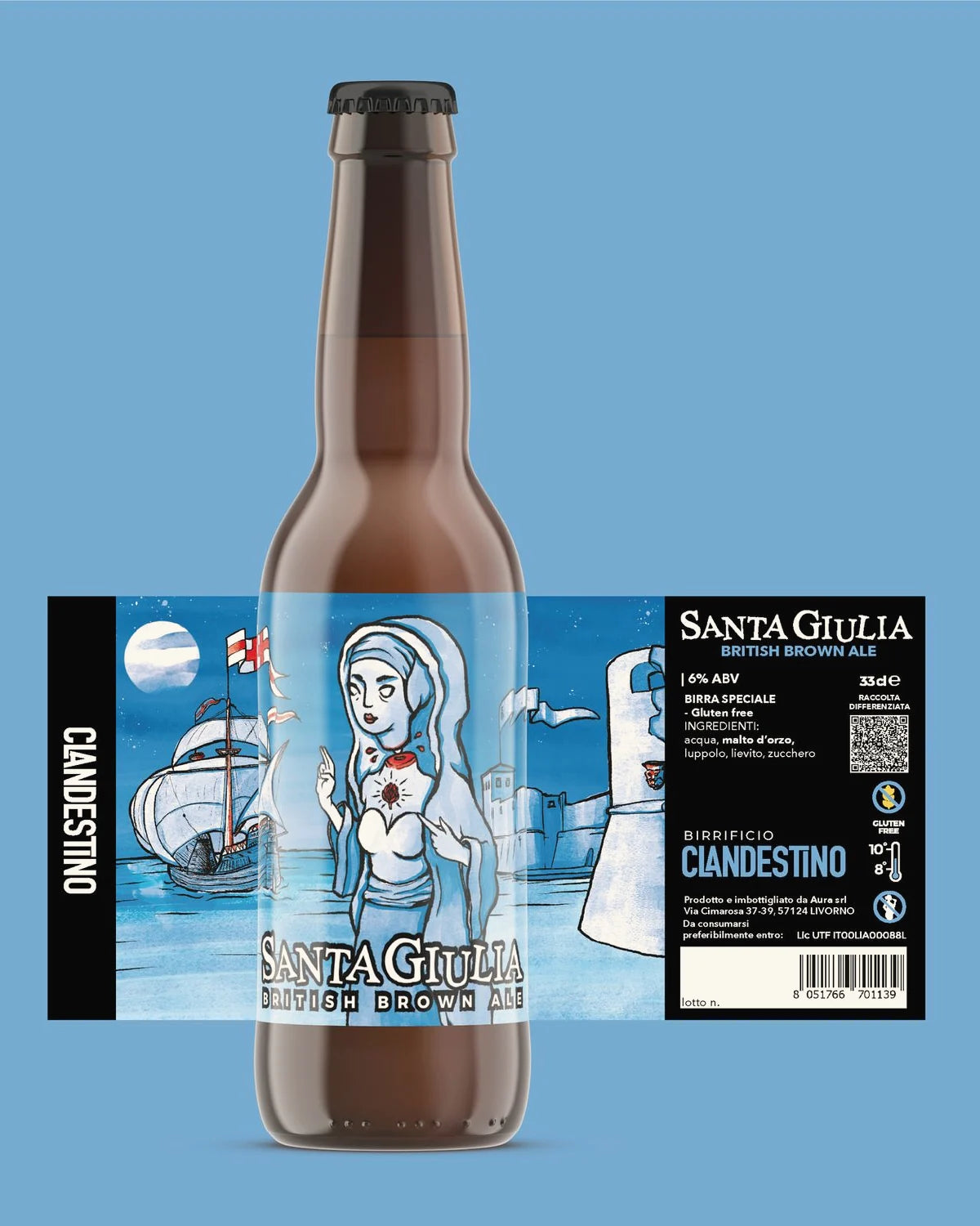 Bottiglia di Santa Giulia, English Brown Ale
