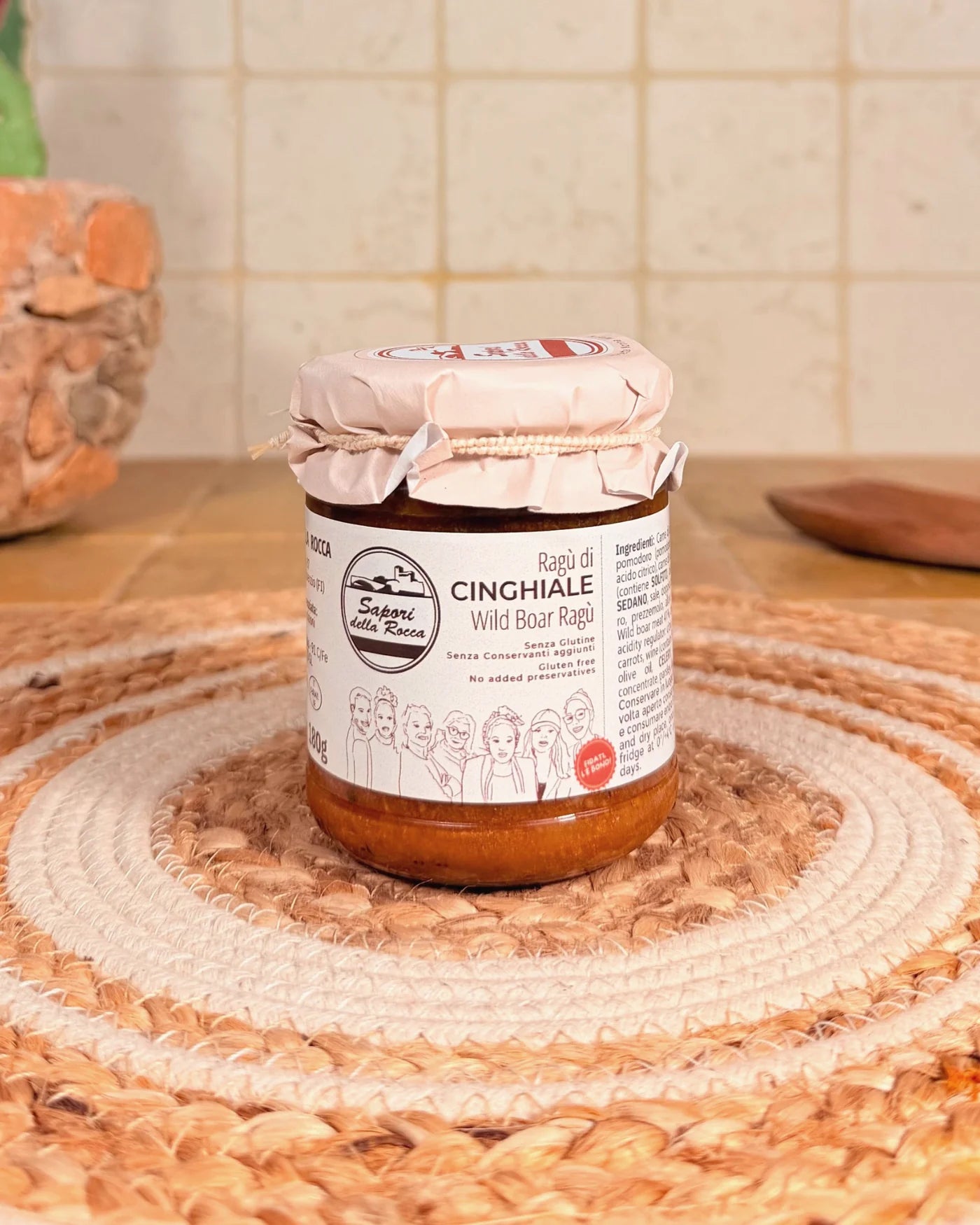 Vasetto di ragù di cinghiale delle Ricette di Famiglia